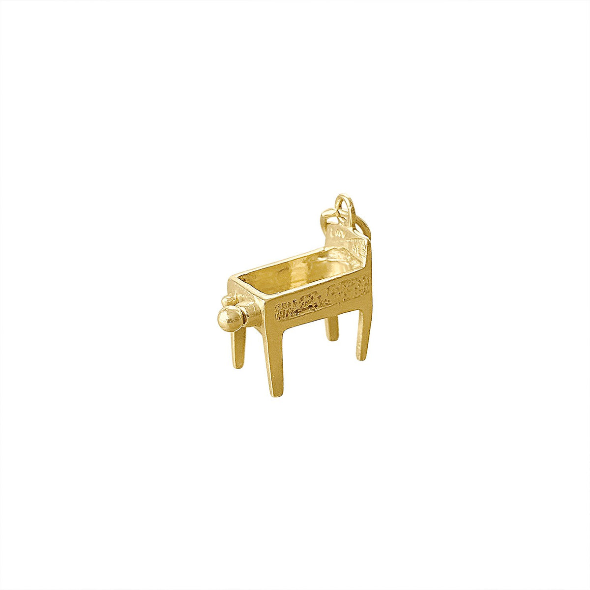 Vintage Moving Pinball "Play Ball" Charm by Fewer Finer