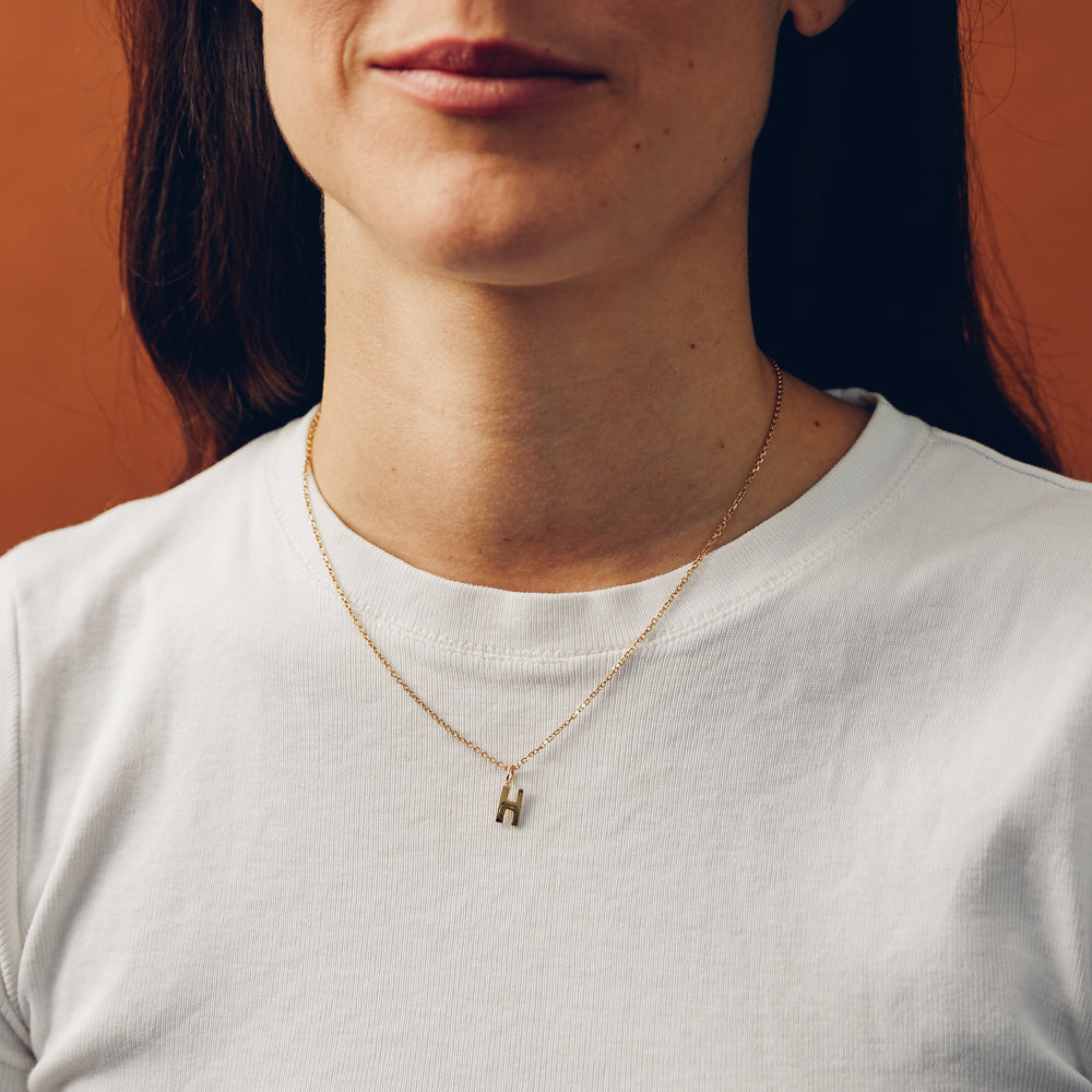 Vintage Letter "H" Charm for Women