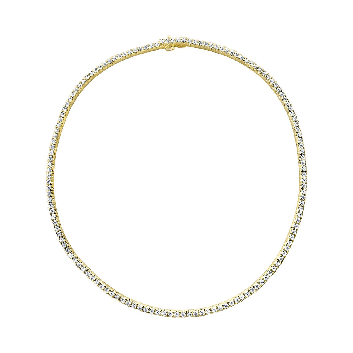 Vintage Tennis Necklace by Fewer Finer