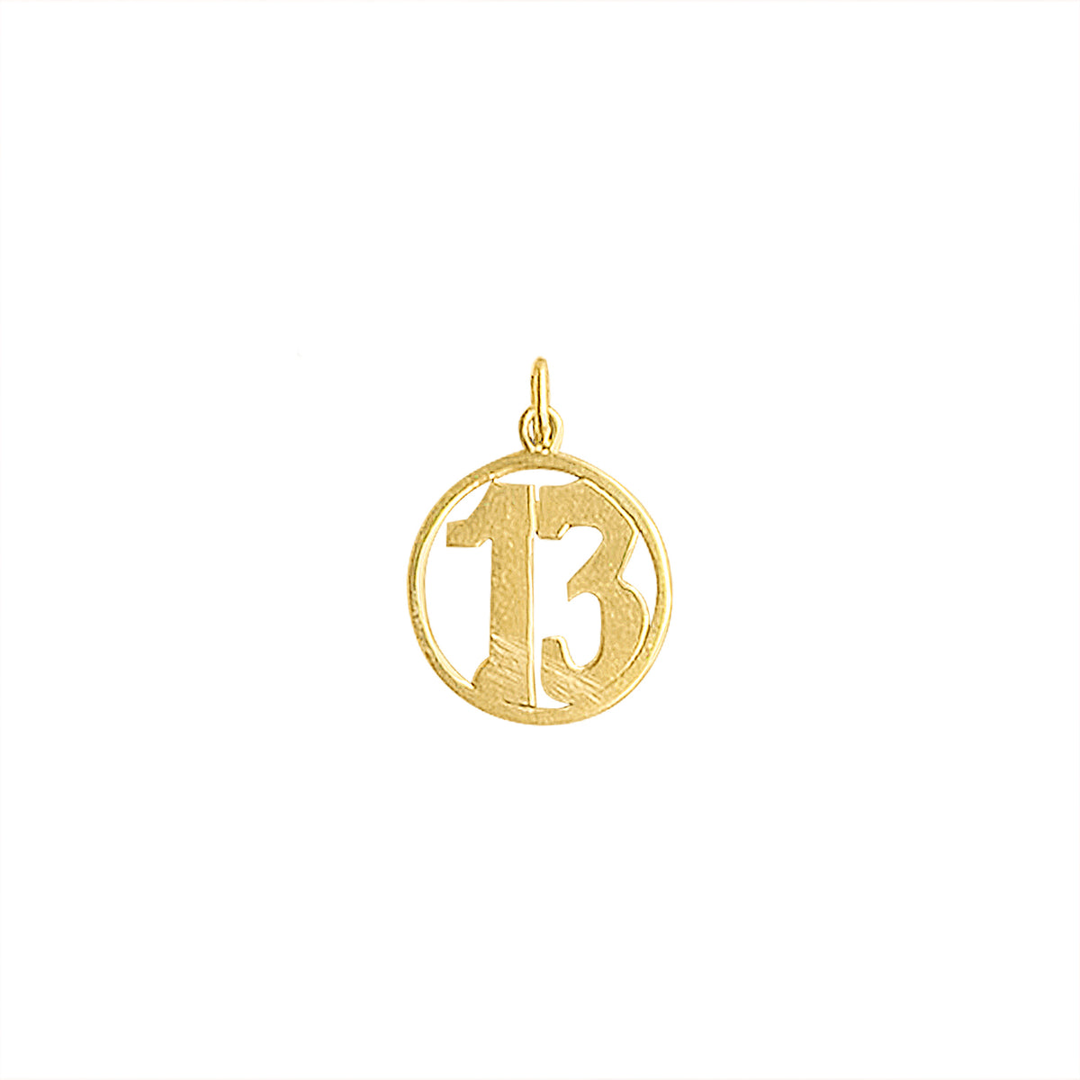 Vintage 13 Circle Charm - Fewer Finer