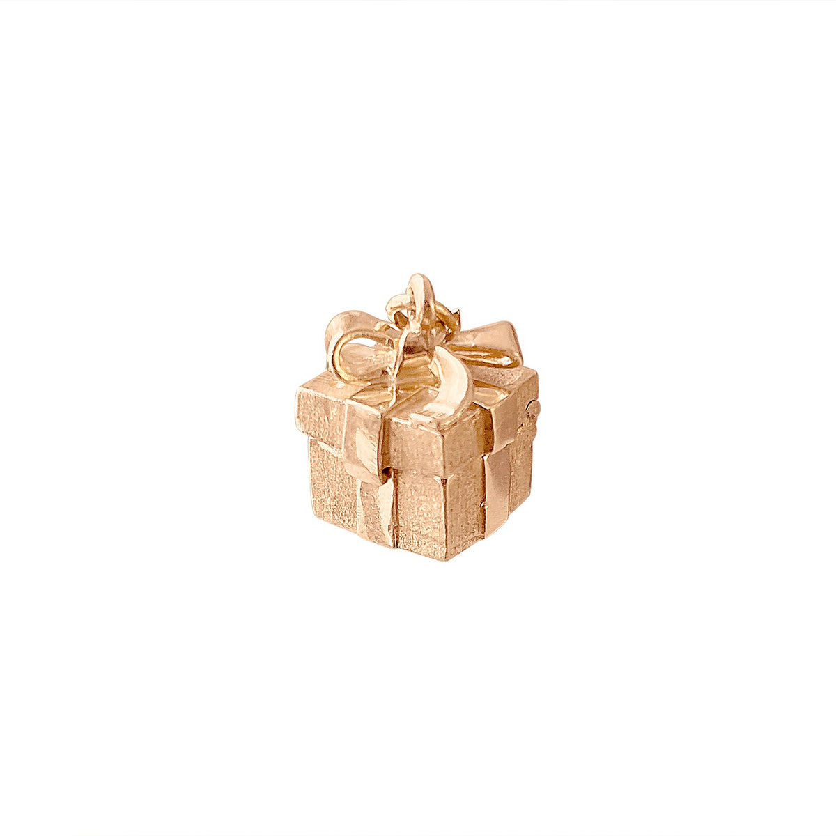 Vintage Opening Gift Box with Bow Charm by Fewer Finer