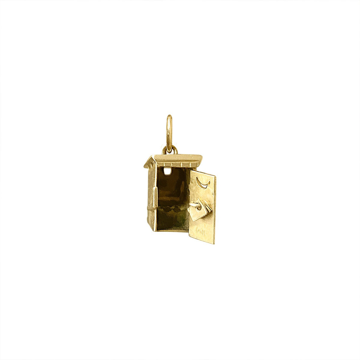 Vintage Opening Door Outhouse Charm by Fewer Finer