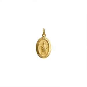 Vintage Oval St. Jude Charm by Fewer Finer