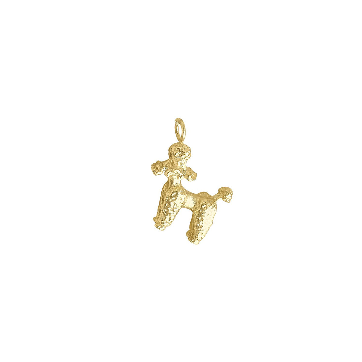 Vintage 14k gold Poodle Charm