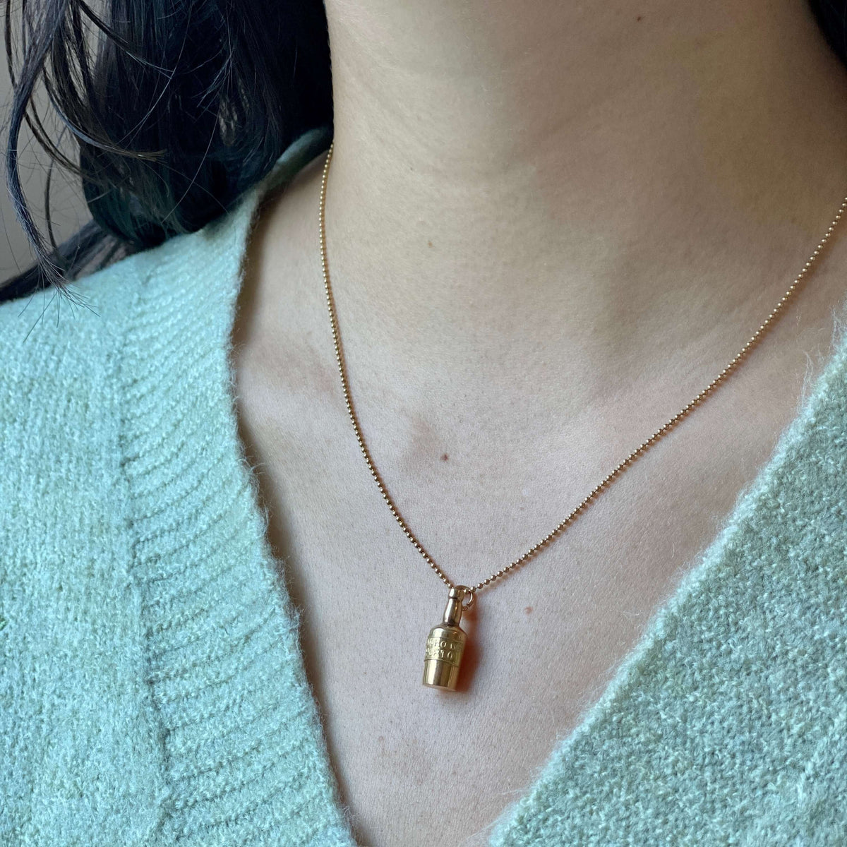 Vintage Port Wine Charm for Women