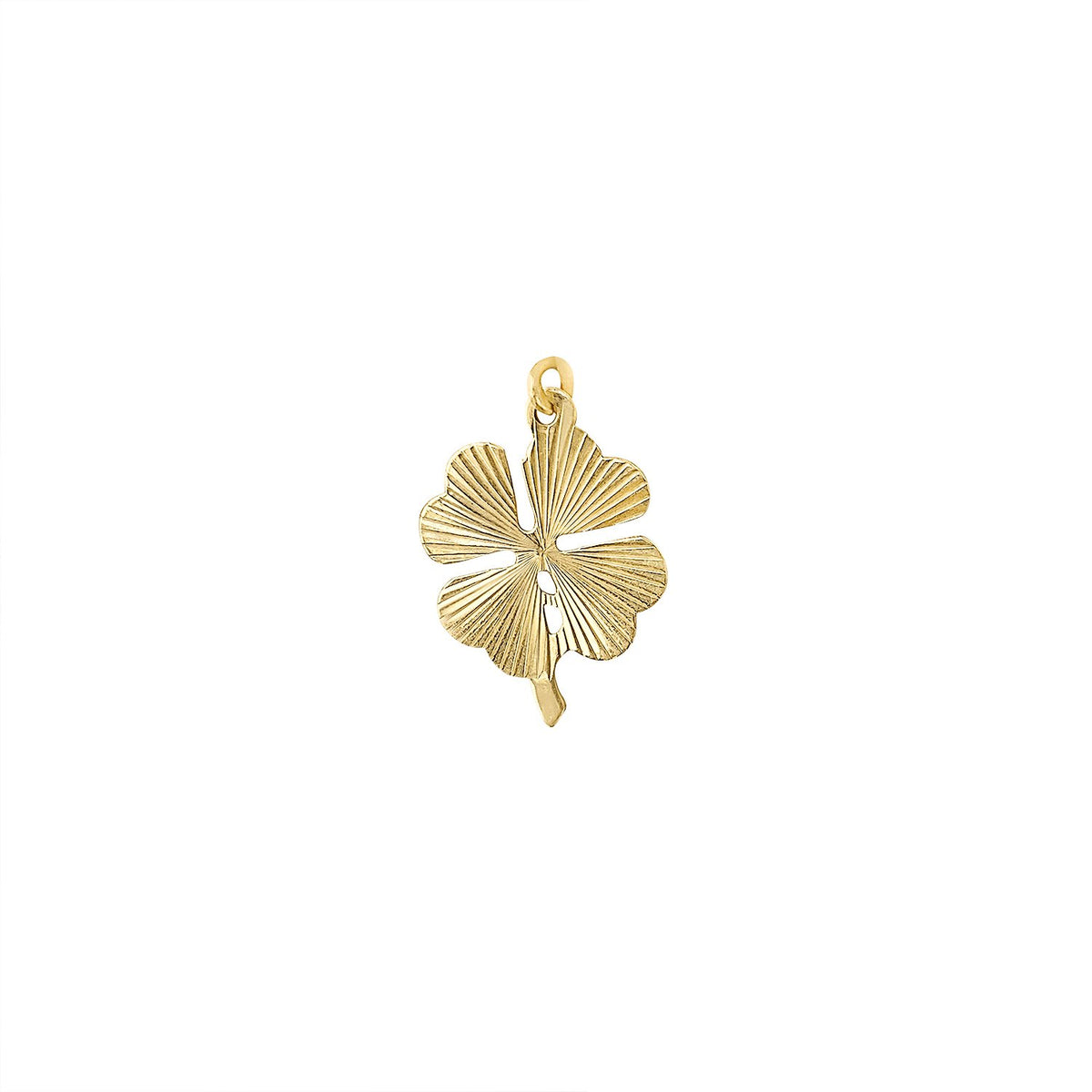 Vintage Radiant Style Clover Charm by Fewer Finer