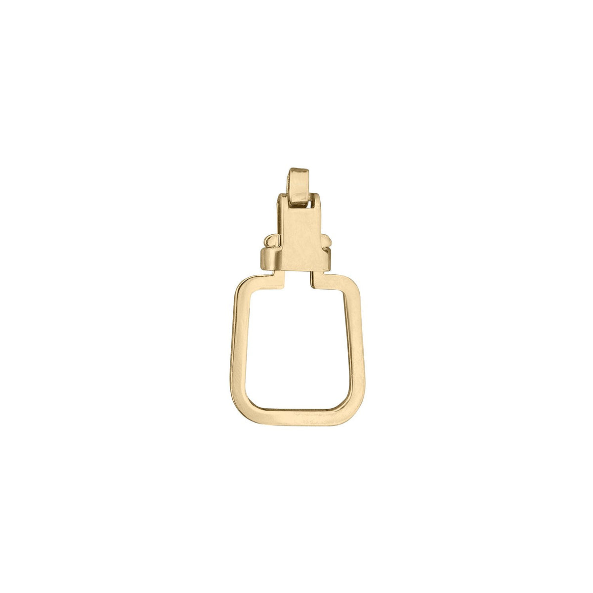 Vintage Rectangle Charm Clip by Fewer Finer
