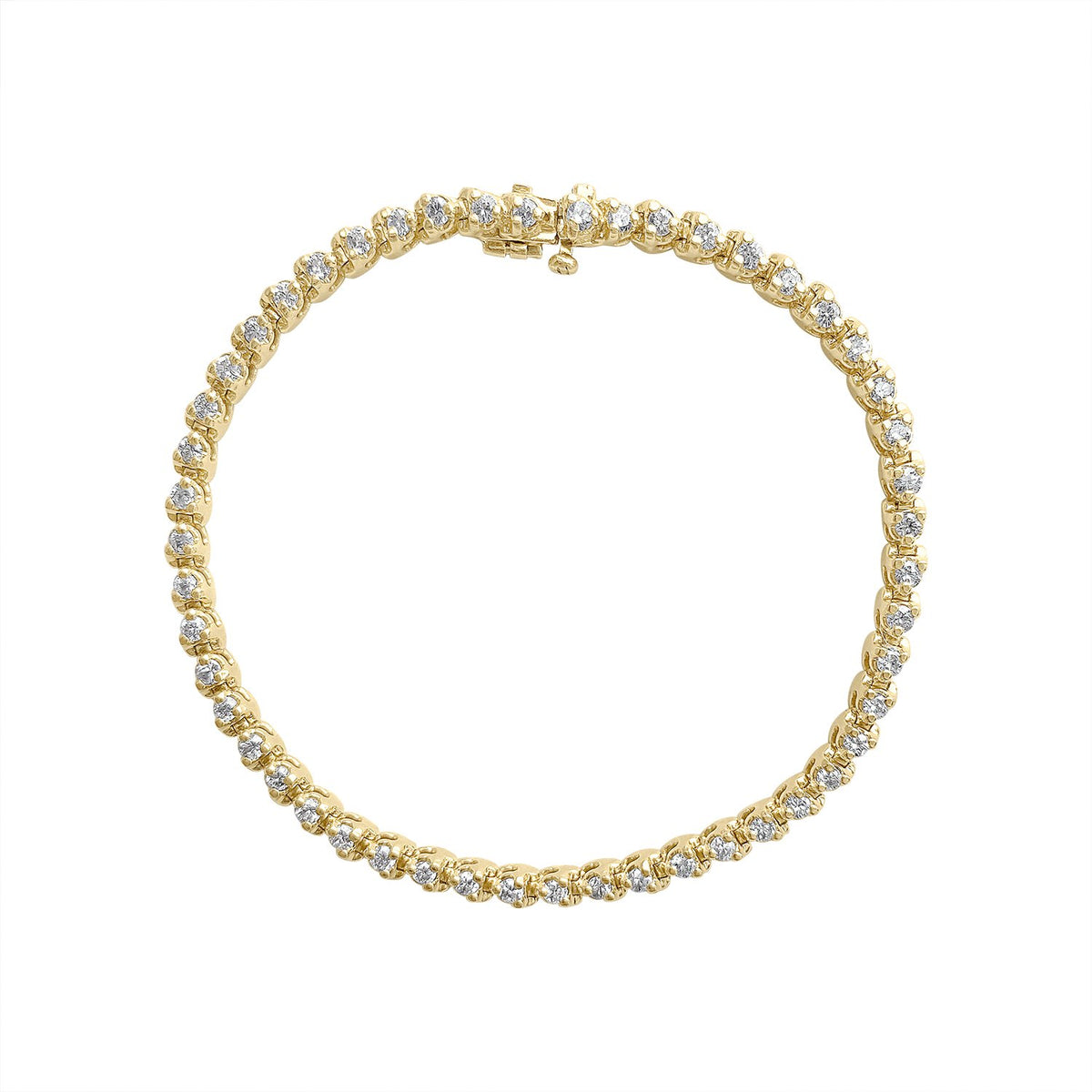 Vintage Retro Style Tennis Bracelet by Fewer Finer