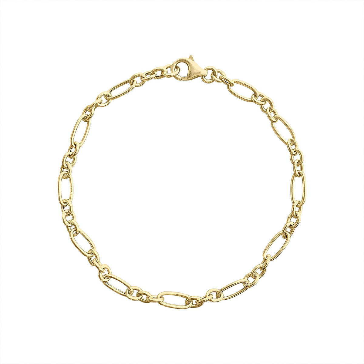 Vintage Round Link Bracelet by Fewer Finer