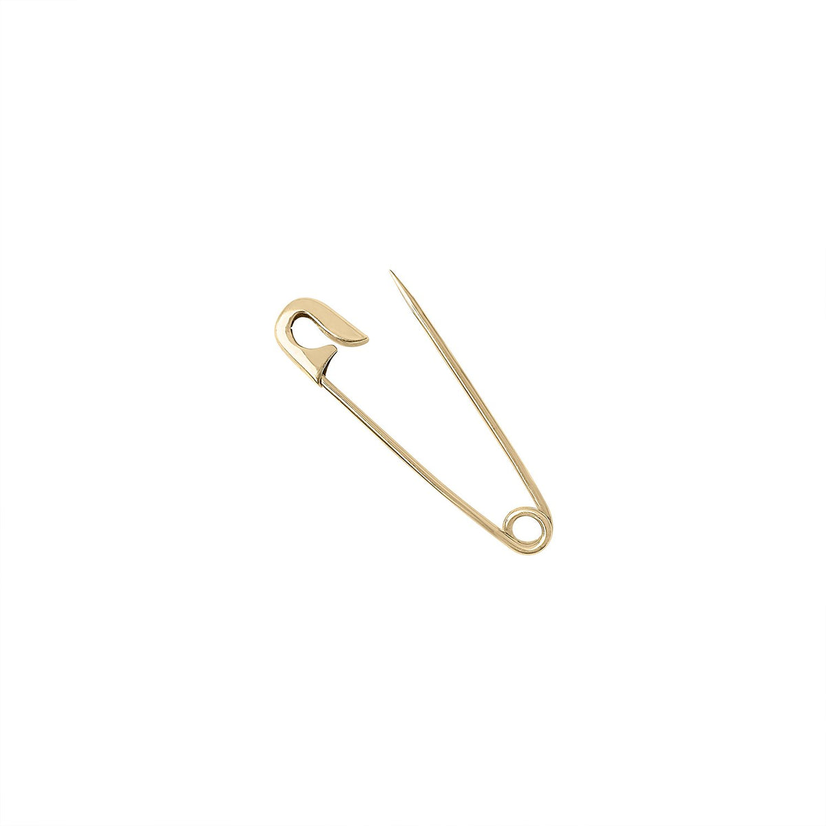 14k Gold Vintage Safety Pin Charm