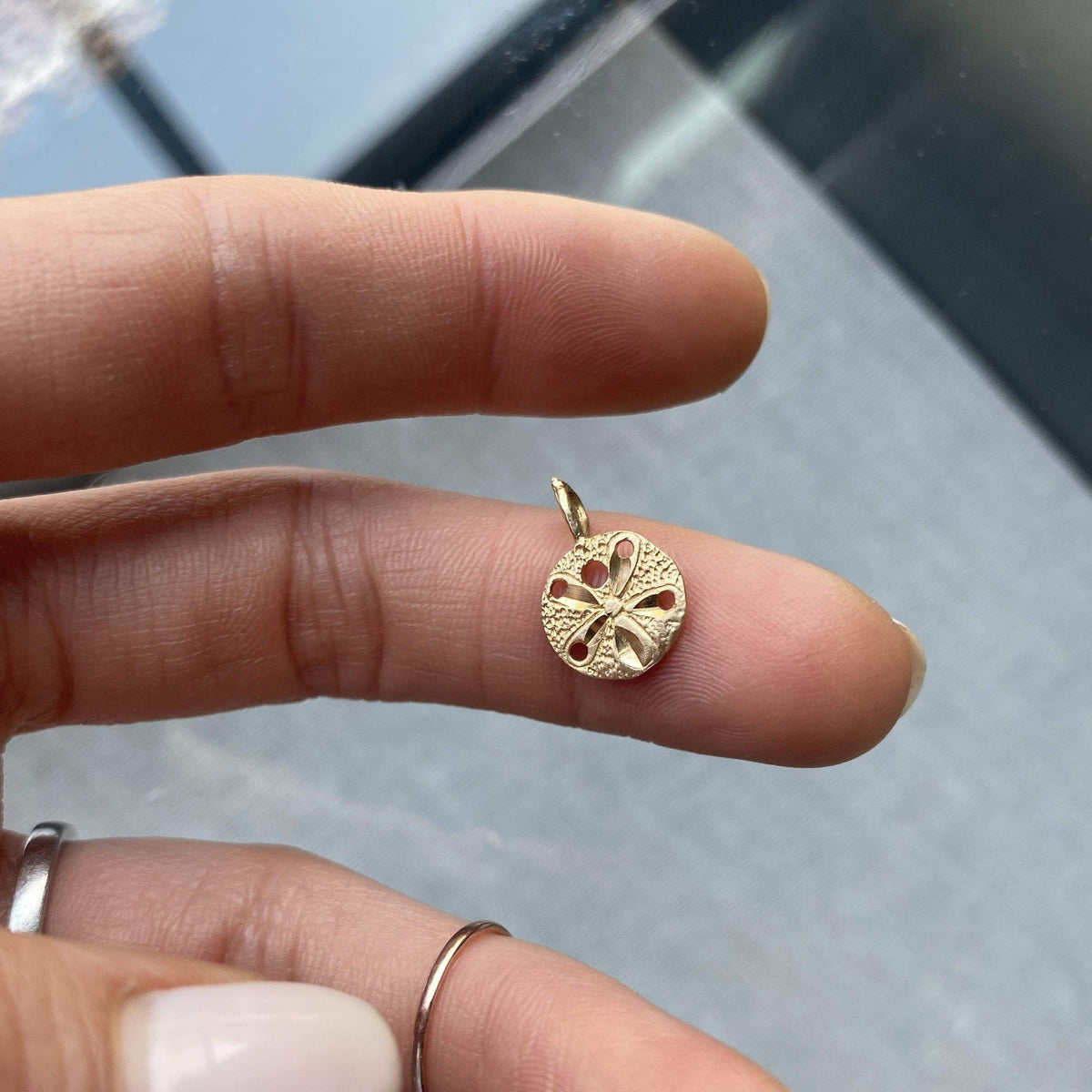 Vintage Sand Dollar Charm for Women