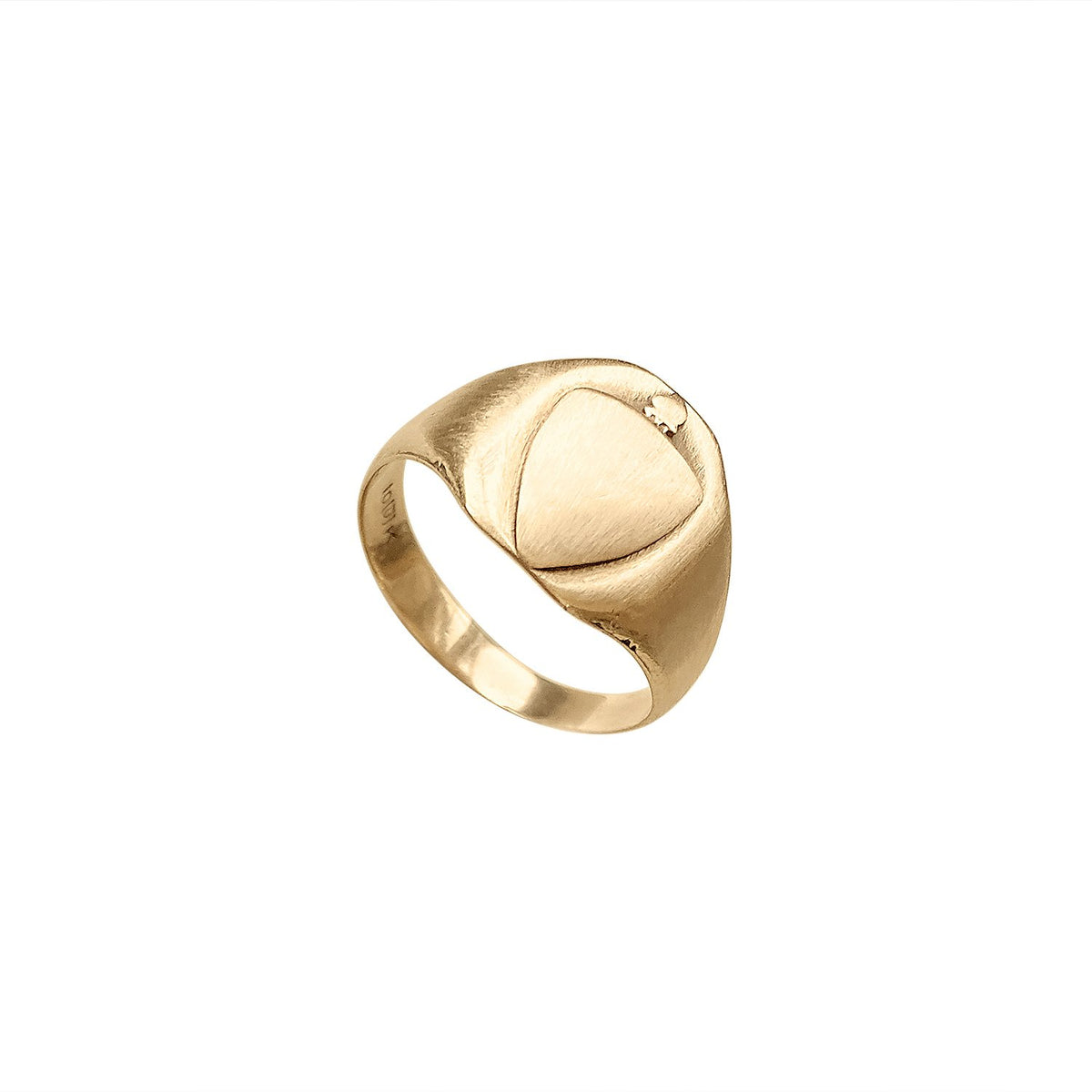Fewer Finer Shield Ring
