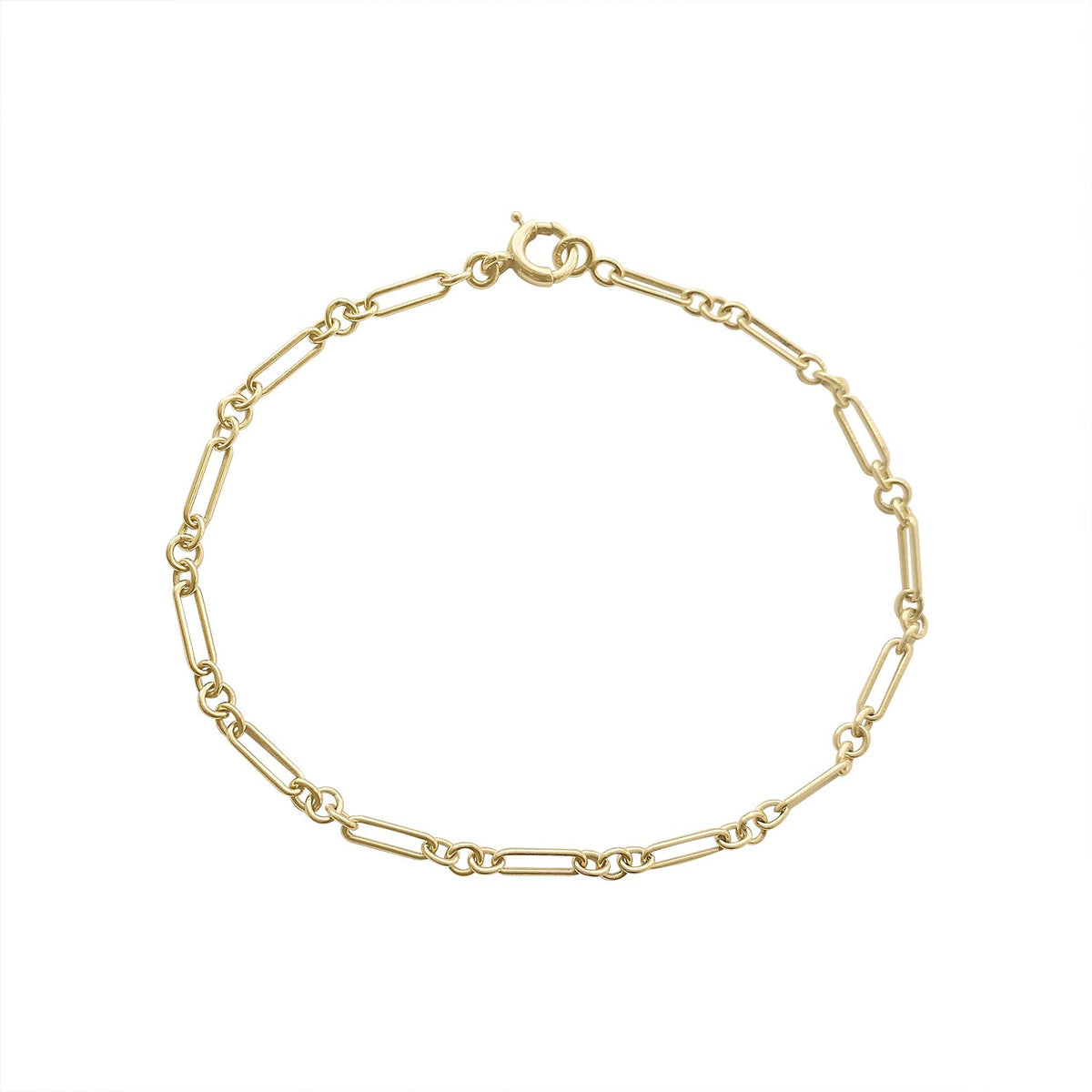 Vintage Simple Link Bracelet by Fewer Finer