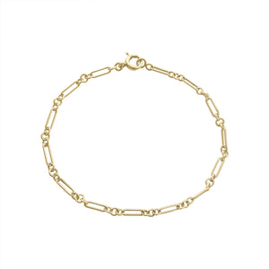 Vintage Simple Link Bracelet by Fewer Finer