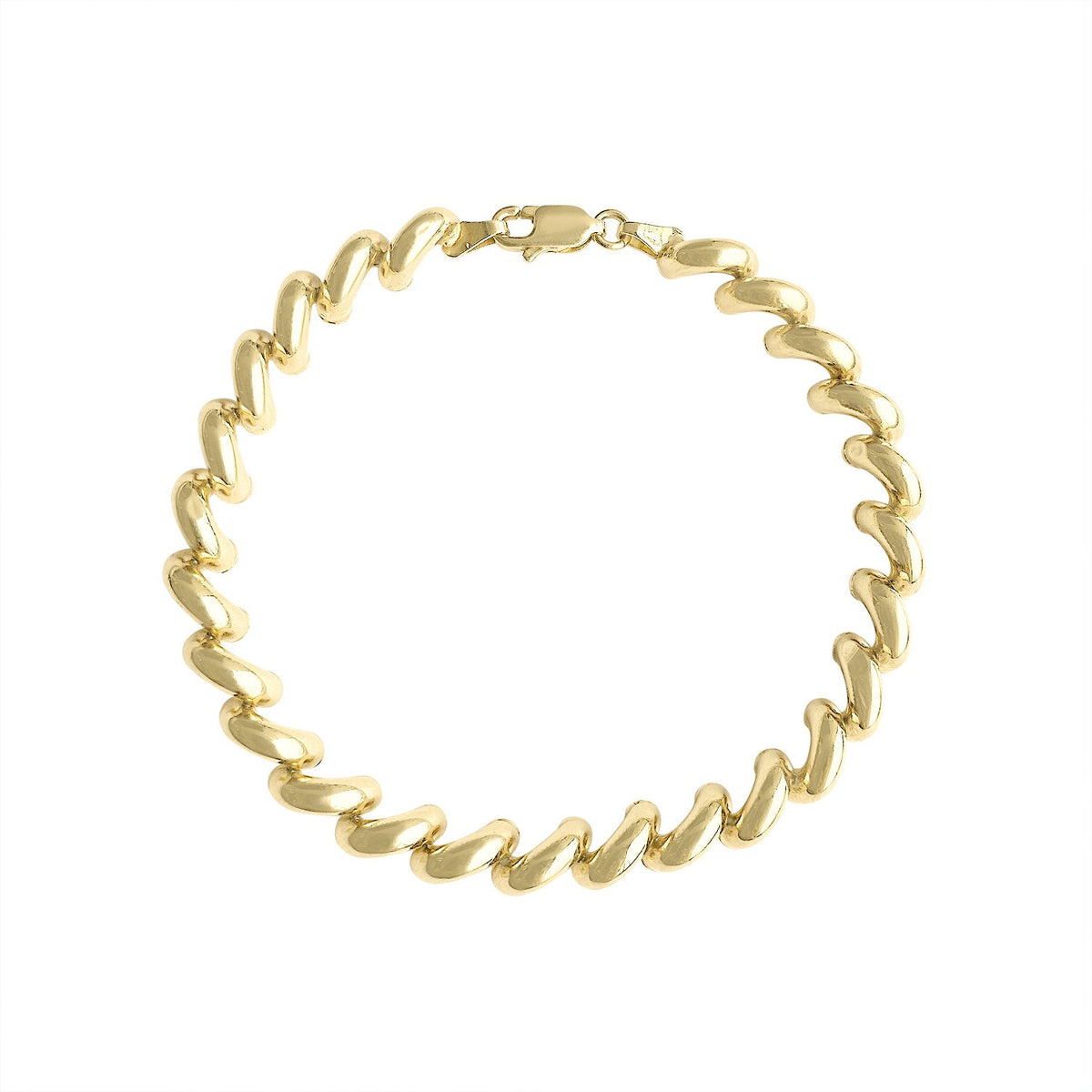 Vintage Small Macaroni Bracelet by Fewer Finer