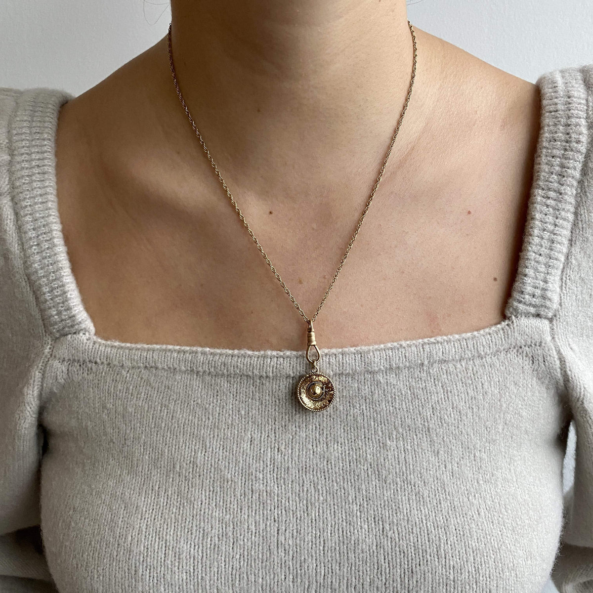 Vintage Small Sombrero Charm for Women