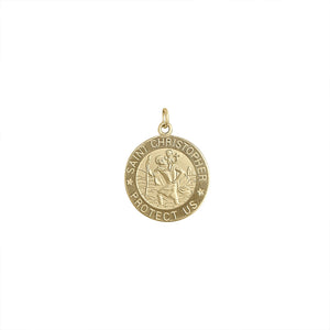 Vintage 1949 St. Christopher's Charm by Fewer Finer