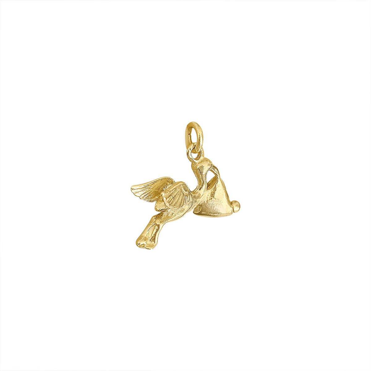 Vintage Stork Charm by Fewer Finer