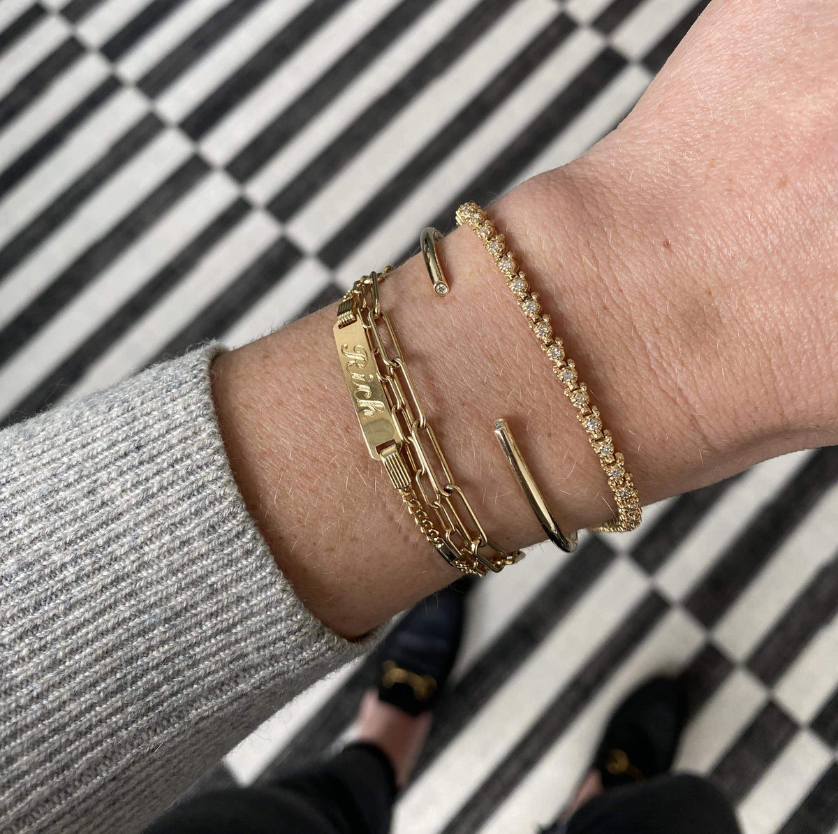 Vintage Diamond Tennis Bracelet for Women