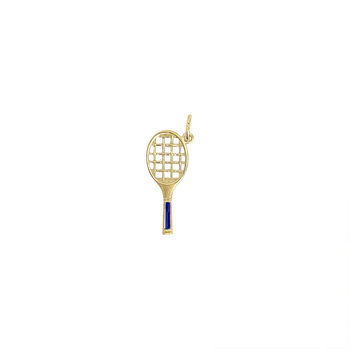 Vintage Tennis Racket Charm by Fewer Finer