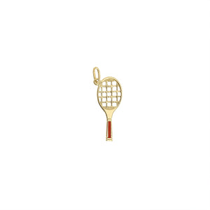 Vintage Tennis Racket Charm for Men and Women