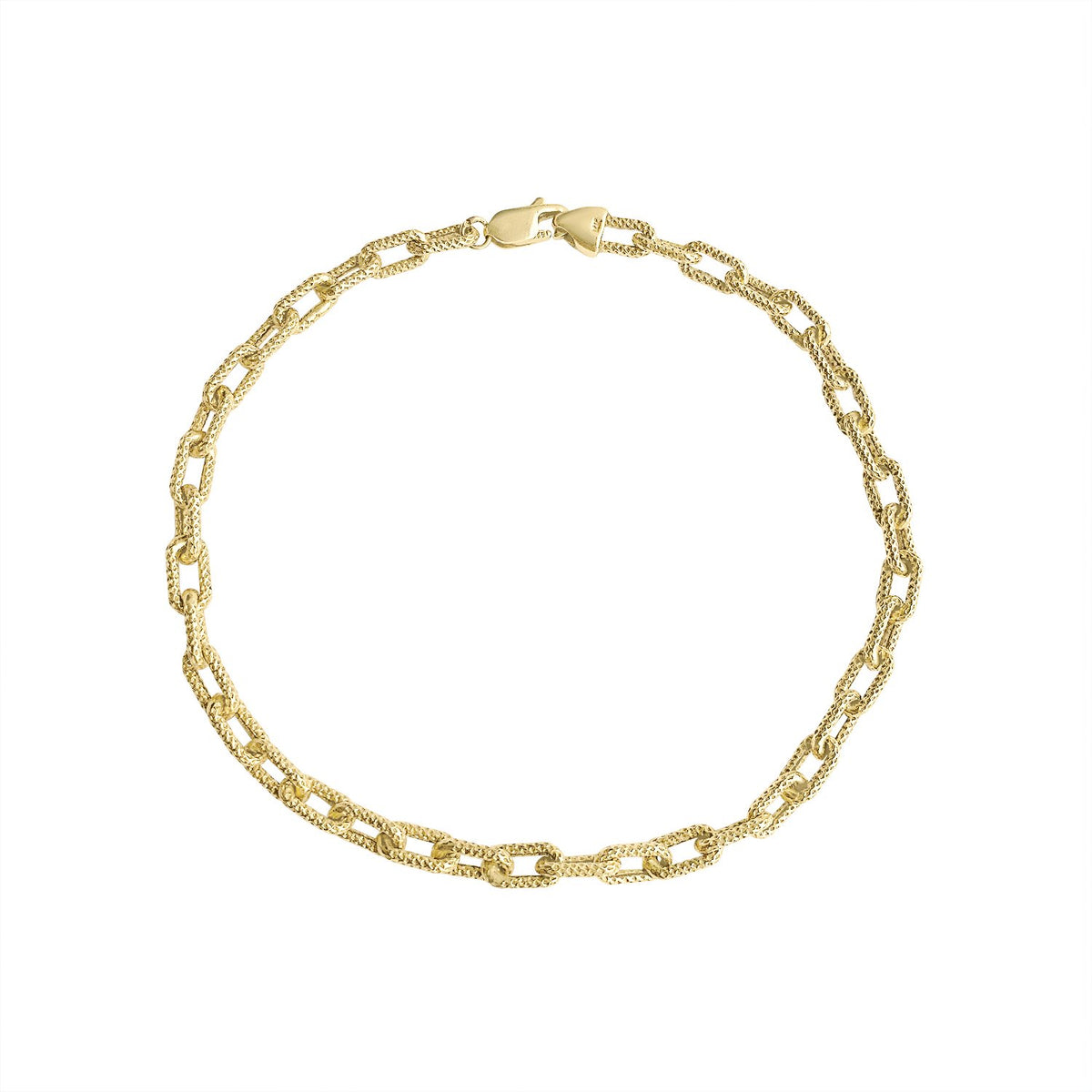 Vintage Textured Link Bracelet by Fewer Finer