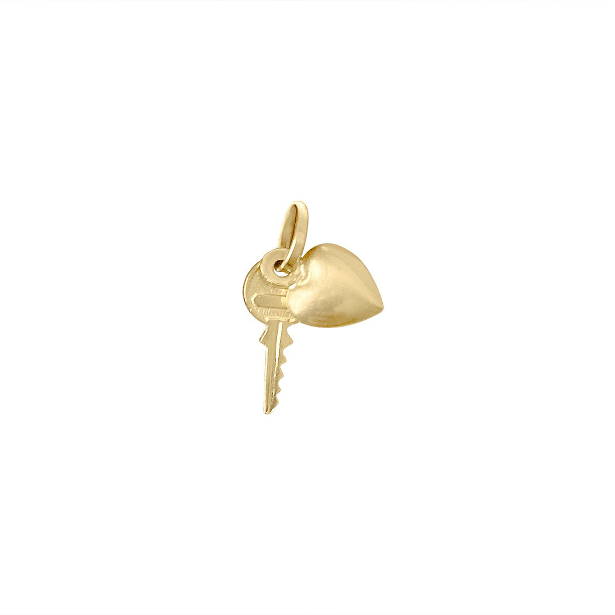 Vintage Tiny Heart and Key Locket by Fewer Finer