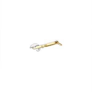 Vintage Two-Tone Corkscrew Charm by Fewer Finer