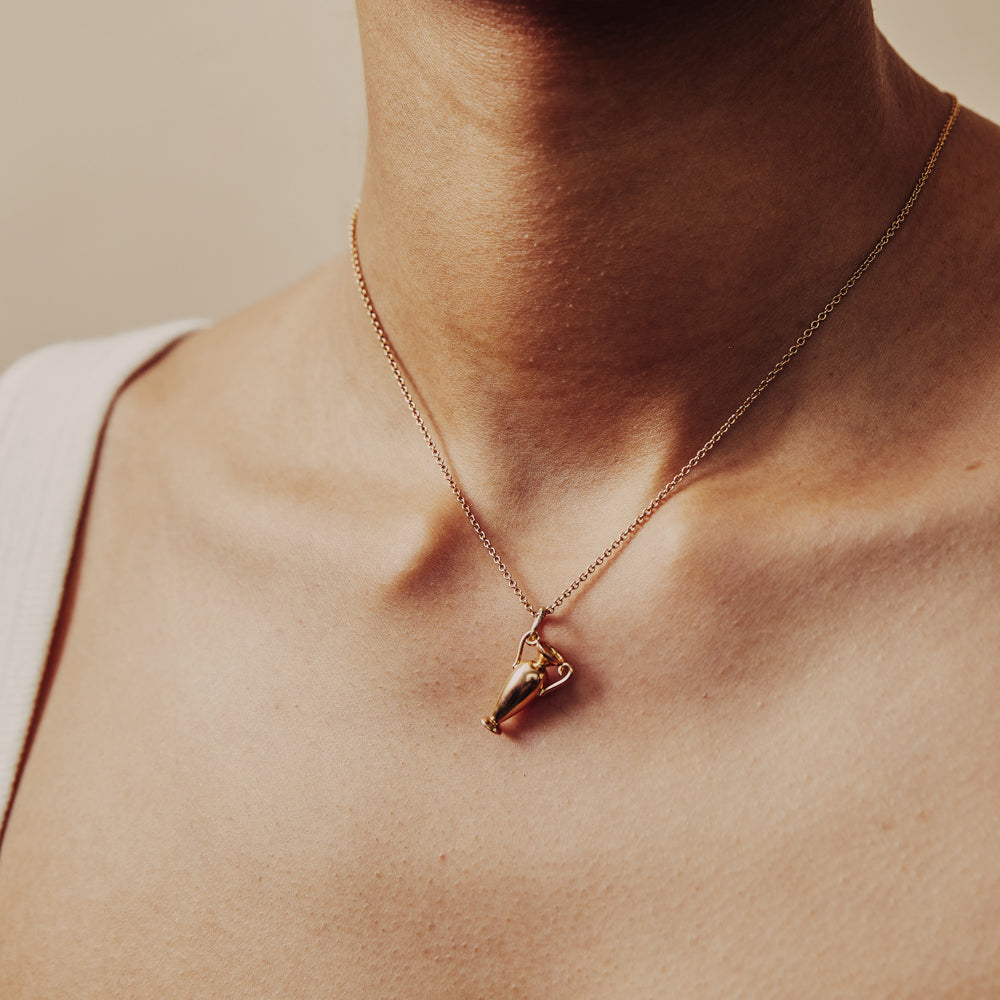 Vintage Vase Charm for Women