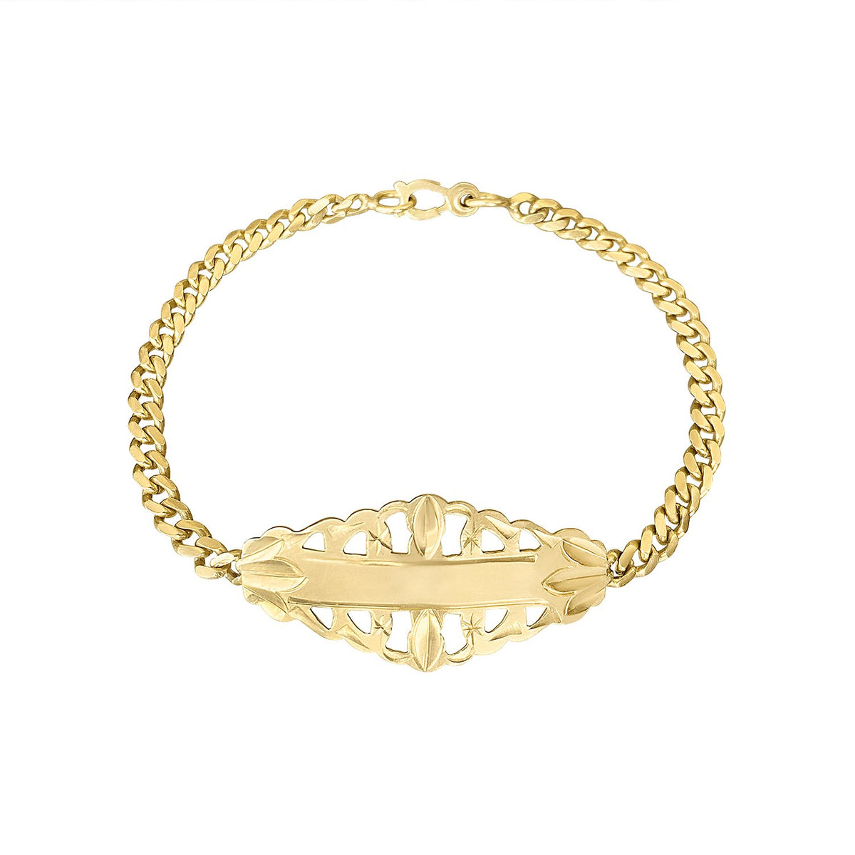 Vintage Victorian ID Bracelet by Fewer Finer