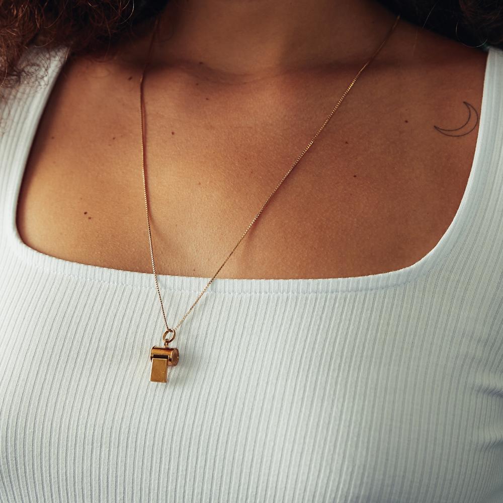 Vintage Whistle Charm for Women