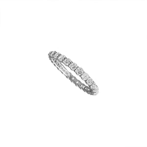 Vintage White Gold Diamond Eternity Ring by Fewer Finer
