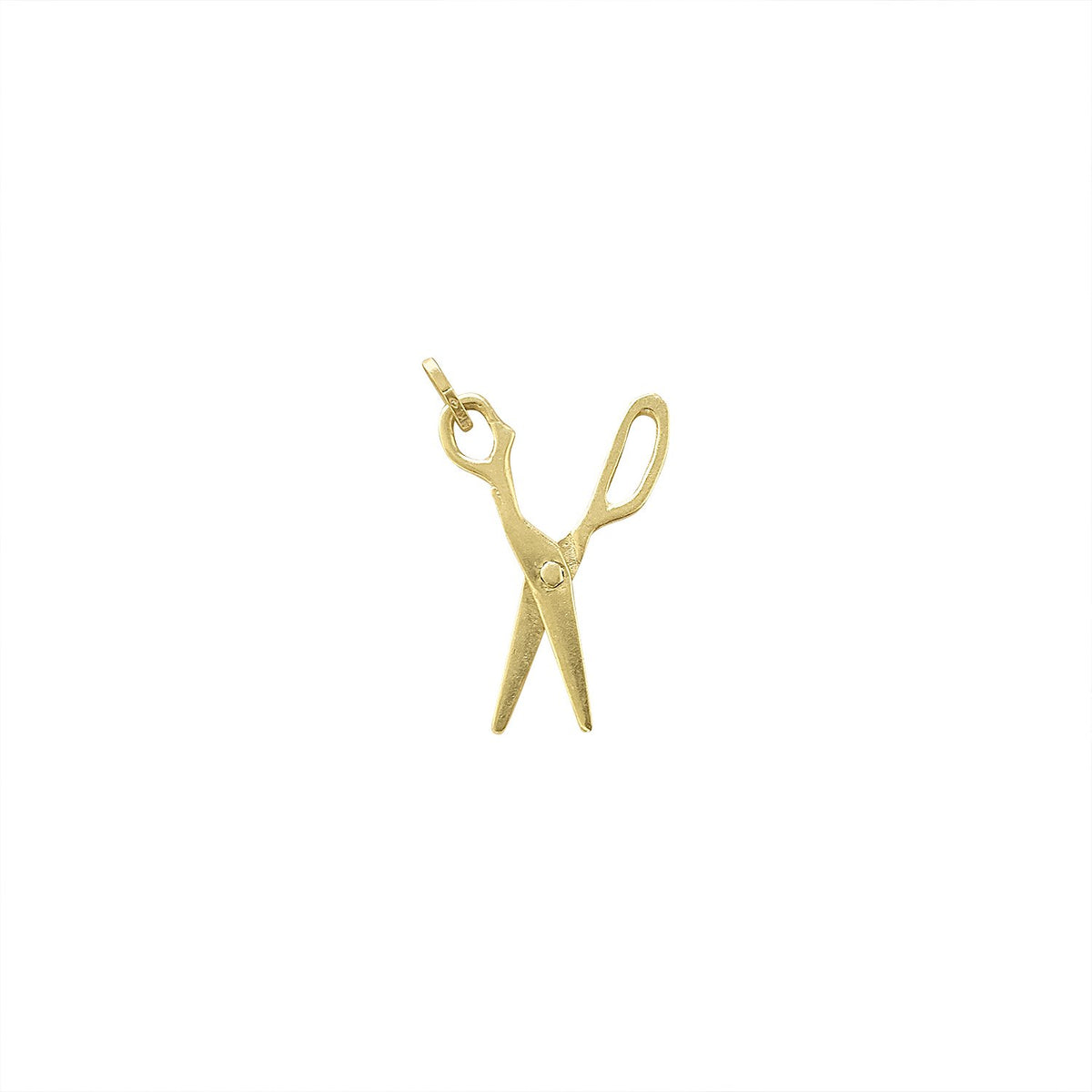 Open Vintage Working Scissors Charm