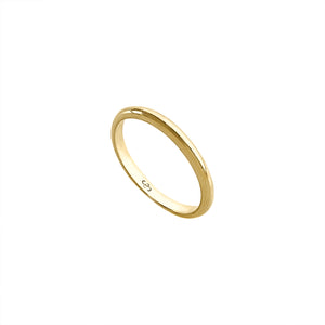 Vintage Yellow Gold Band by Fewer Finer