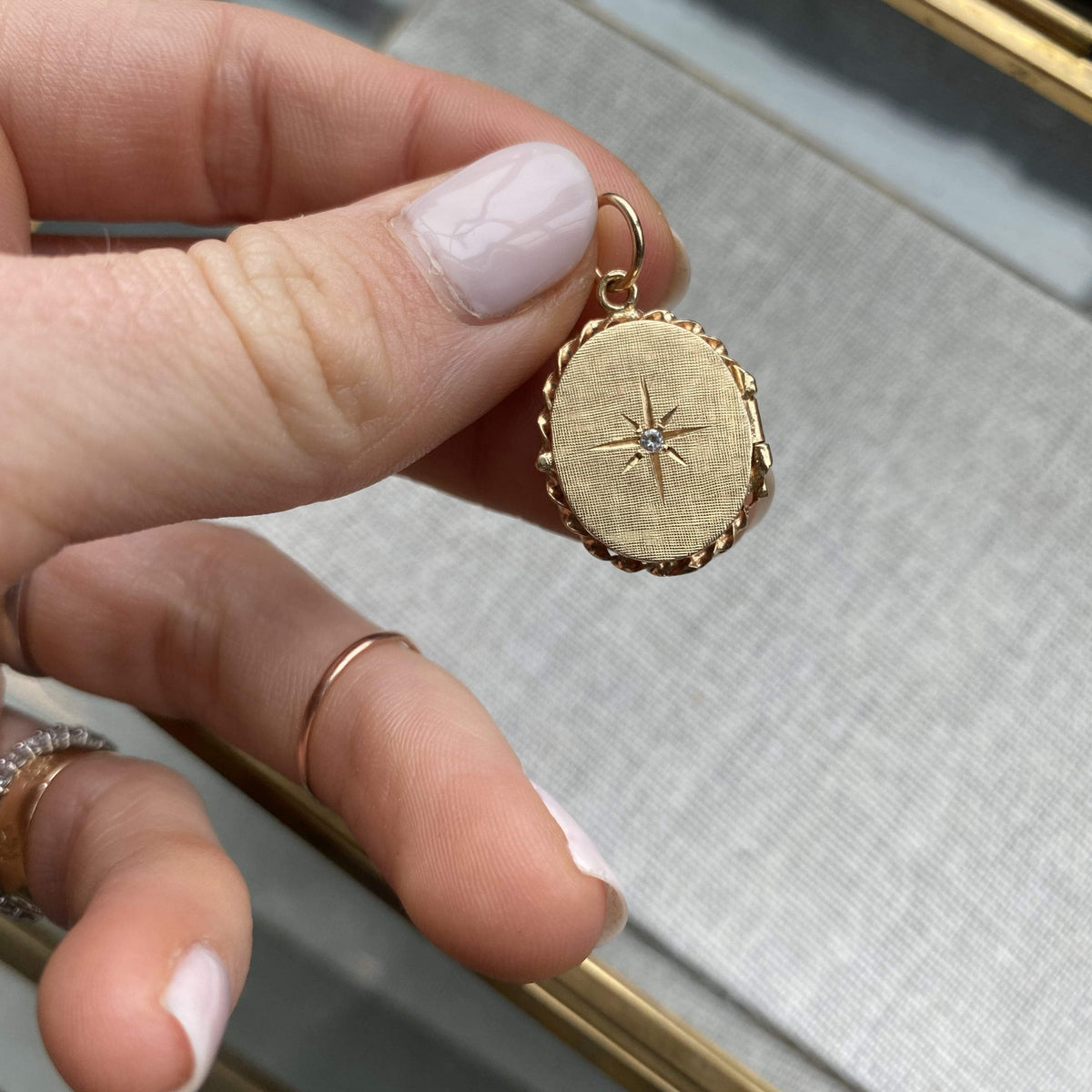 SOLD Vintage Diamond Locket
