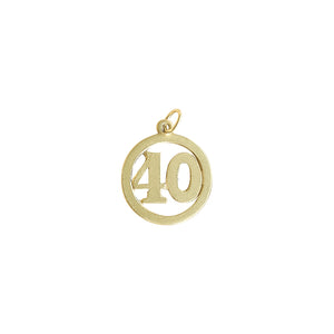 40 gold charm 