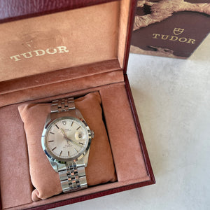 Vintage Tudor Oysterdate 38mm Steel Watch - Fewer Finer