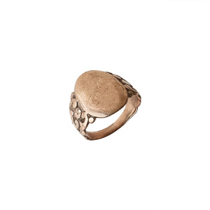SOLD Vintage 10K Oval Signet Ring