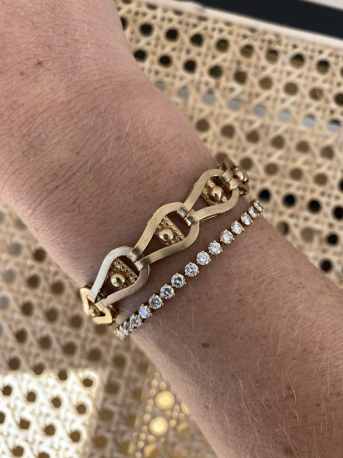 SOLD Vintage Chunky Link Bracelet