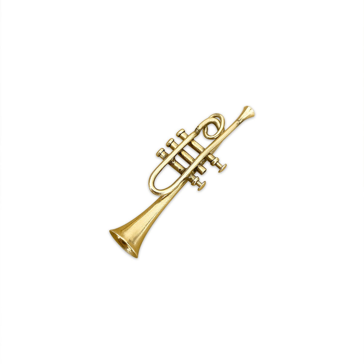 Vintage Large Trumpet Charm by Fewer Finer