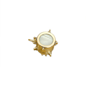 SOLD Vintage Mother of Pearl Drum Charm