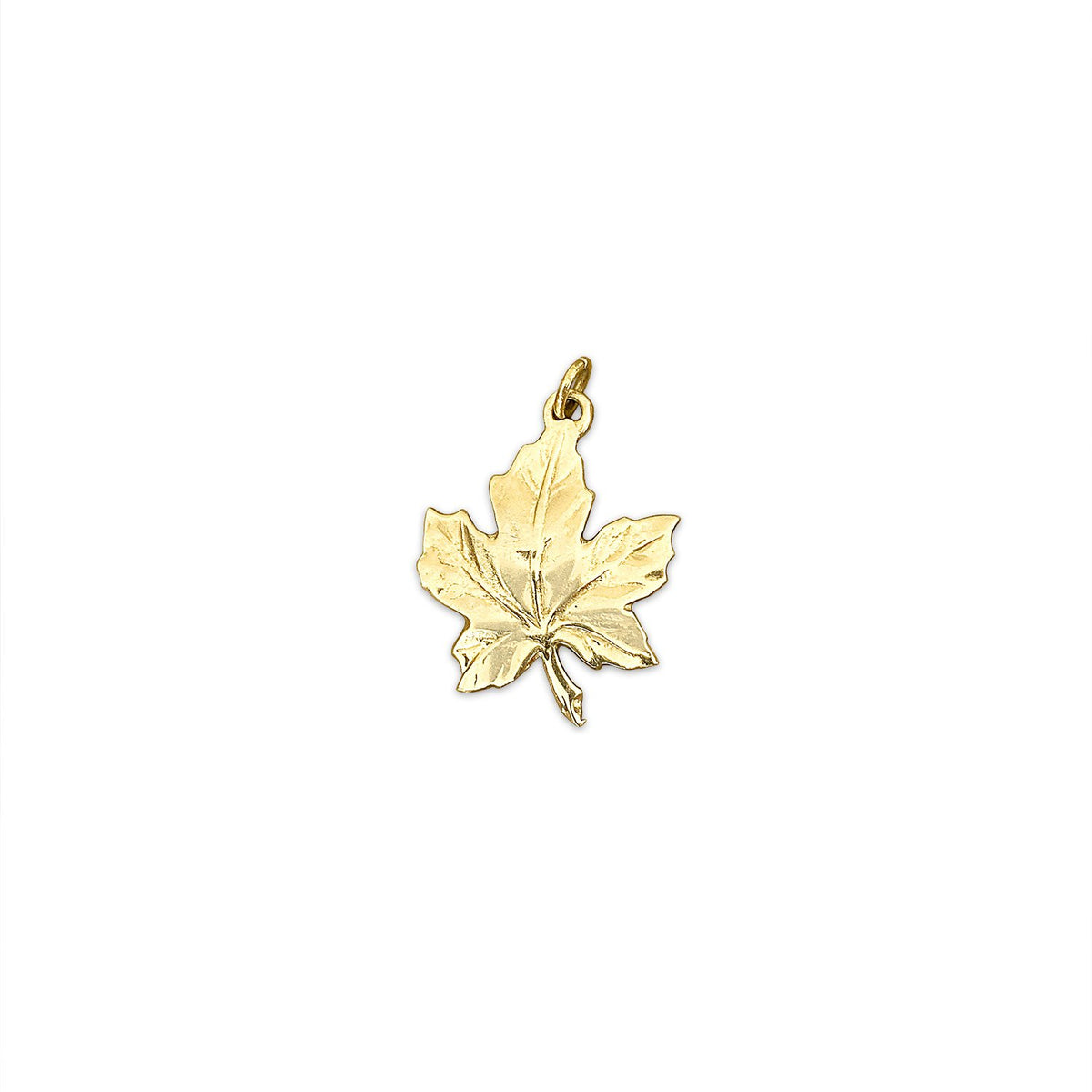 Vintage Maple Leaf Charm by Fewer Finer