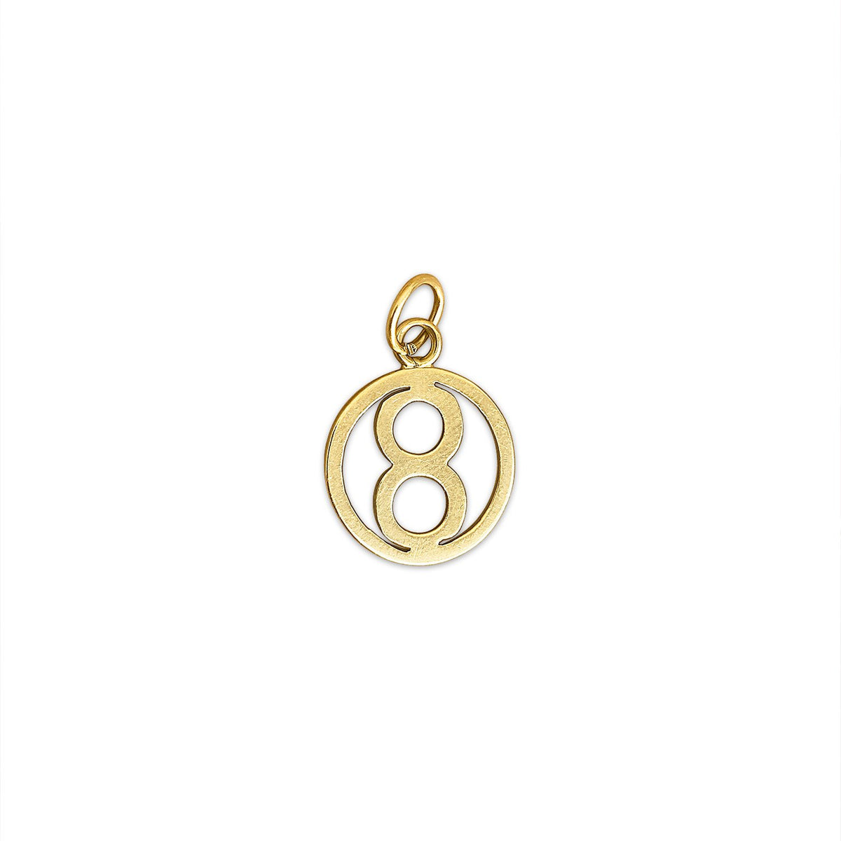 SOLD Vintage Number 8 Charm