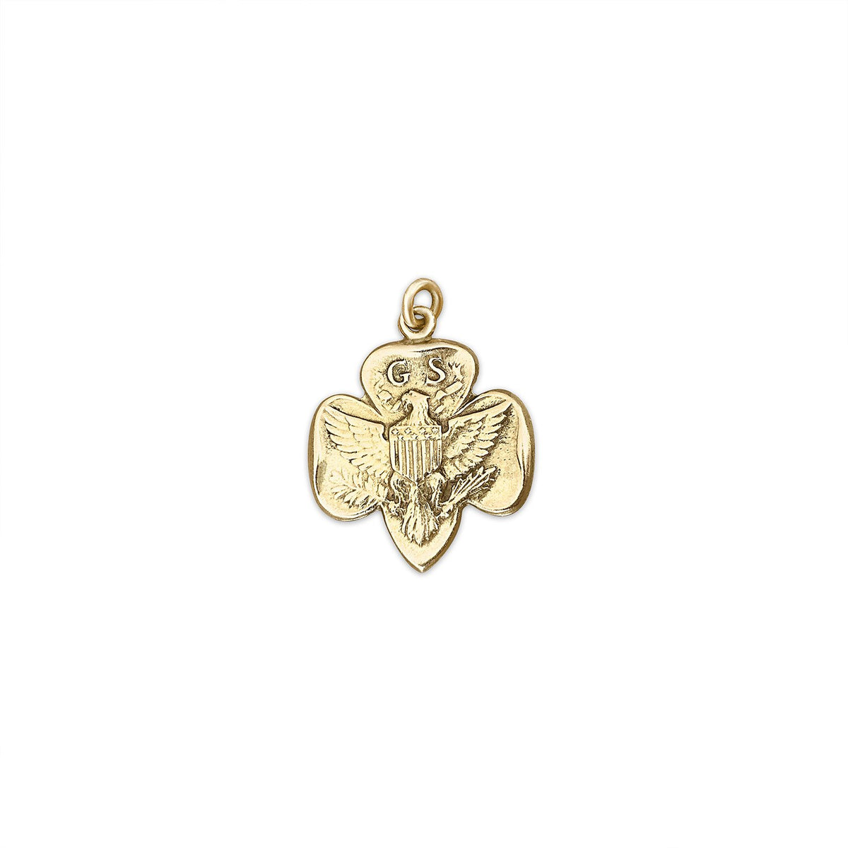 SOLD Vintage Girl Scout Trefoil Charm