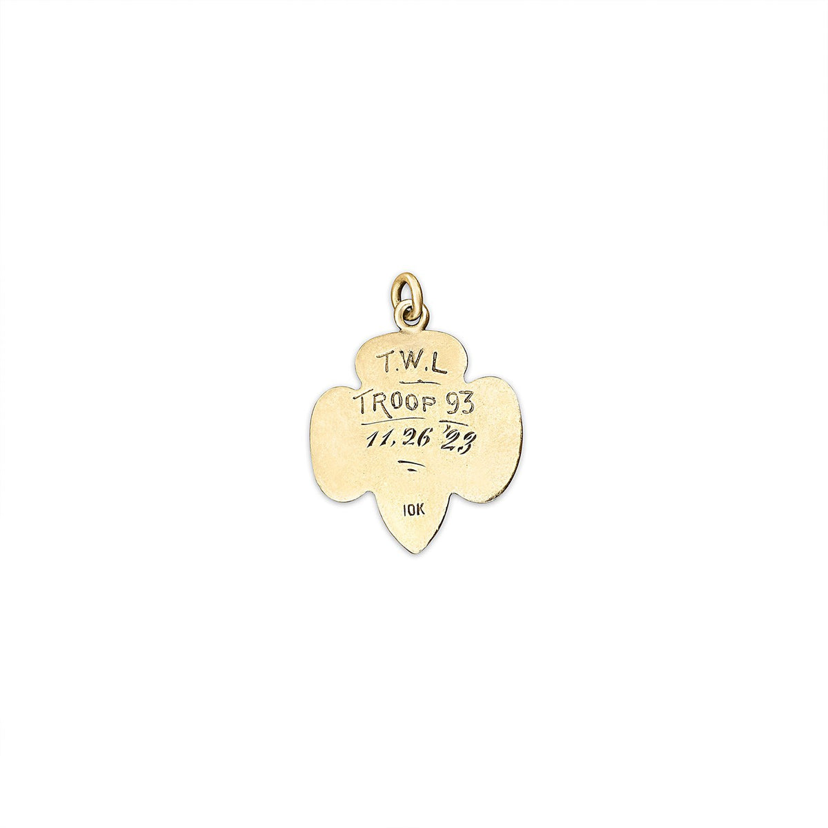 SOLD Vintage Girl Scout Trefoil Charm
