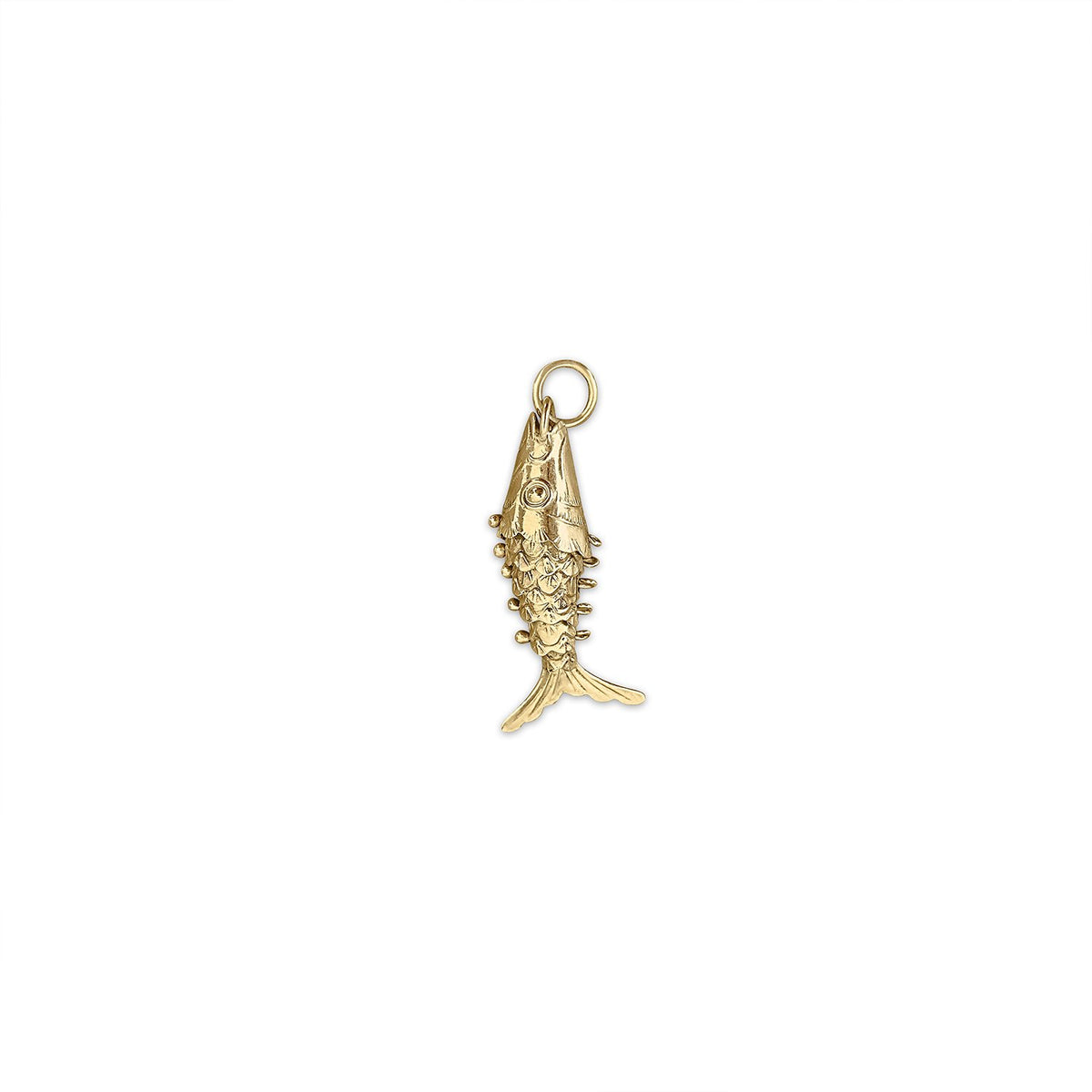 SOLD Vintage Moving Fish Charm