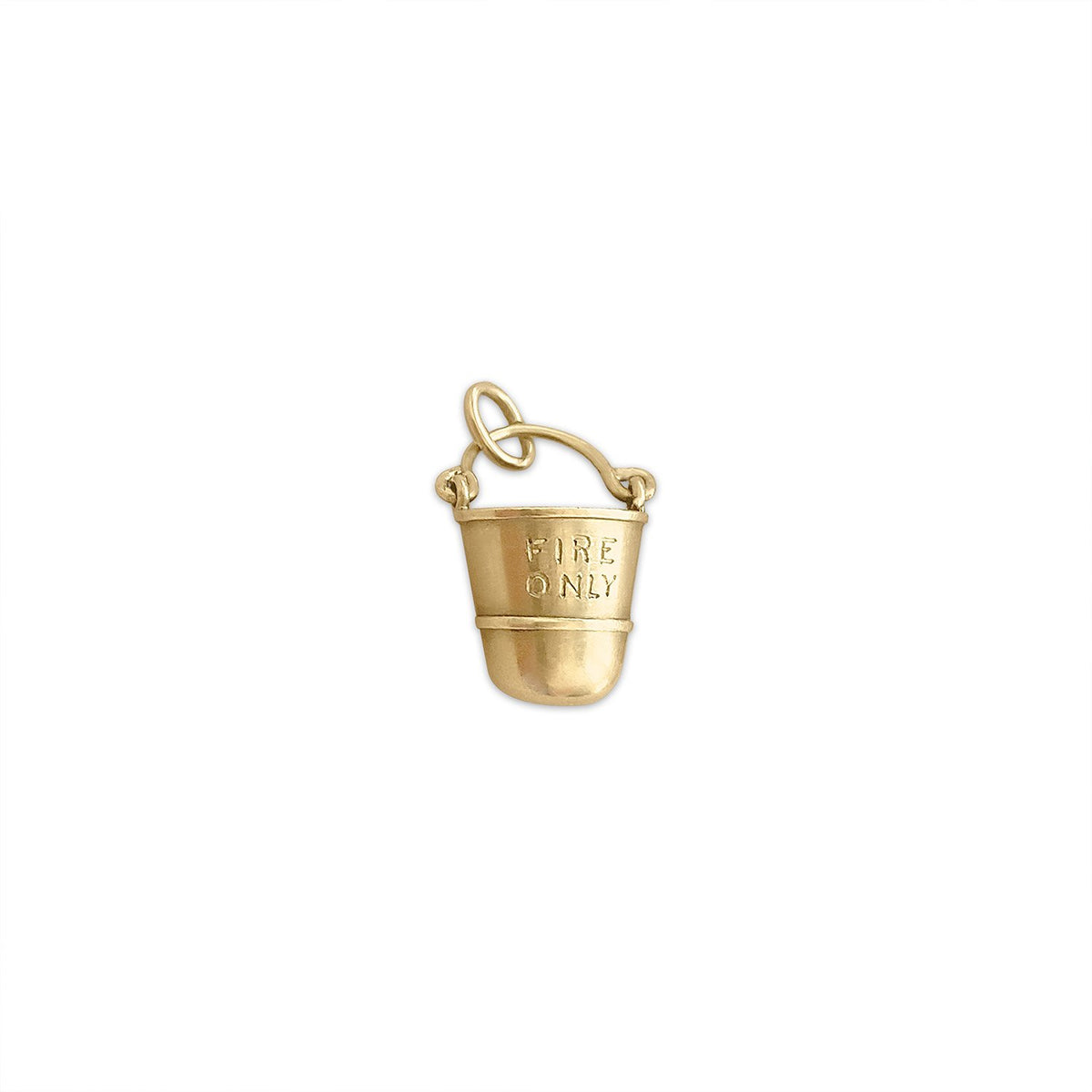 SOLD Vintage Fire Bucket Charm