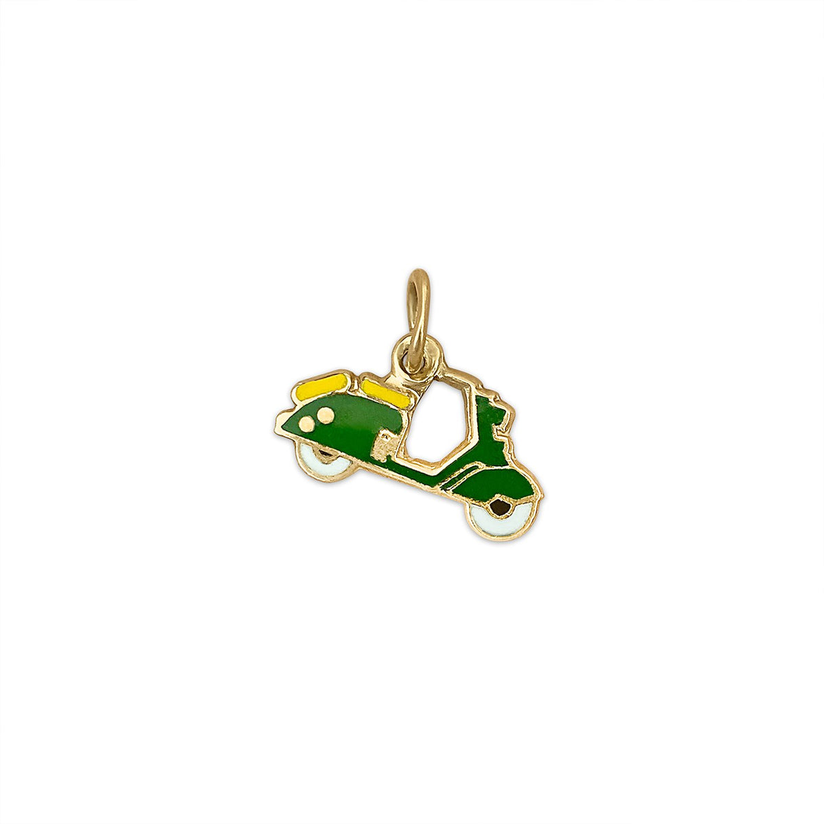 Vintage Green Vespa Charm by Fewer Finer