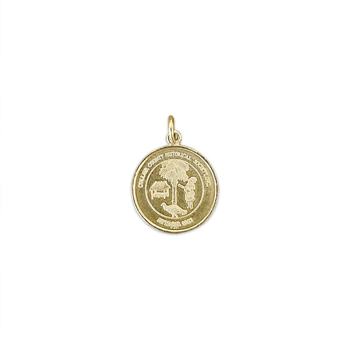 Vintage Collier County Historical Society Charm by Fewer Finer