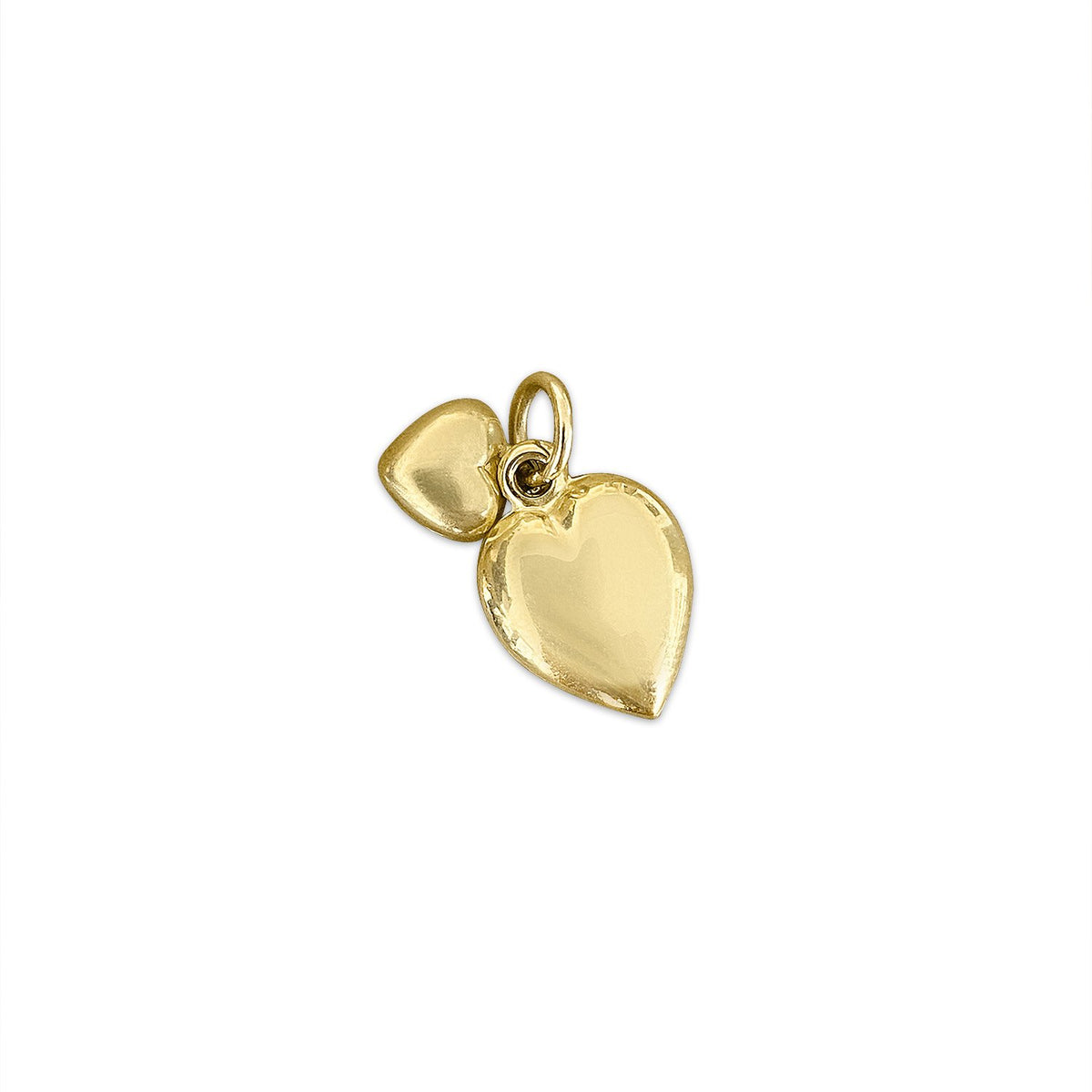 SOLD Vintage Two Hearts Charm